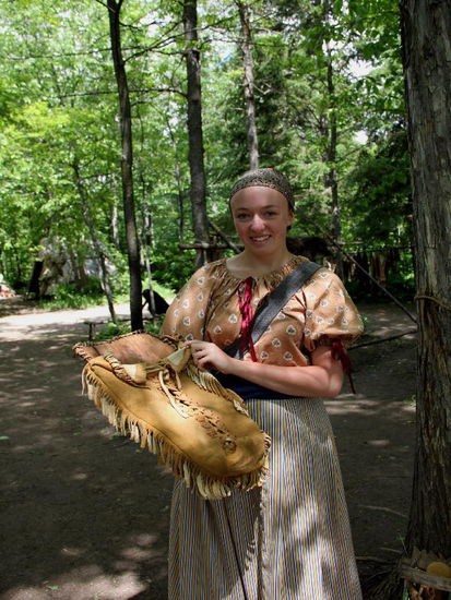 Lisette erklärt uns viel und wortreich mit ihrem kanadisch gefärbten Französisch...