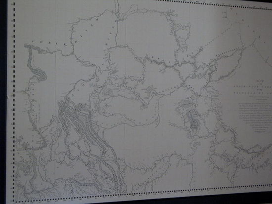 Situationsplan der Voyageurs... (Pelzhändler, welche die Waren von den Fallenstellern zum Fort transportierten)...