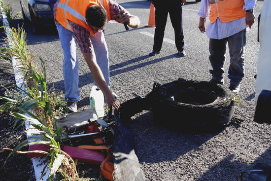 Der schadhafte Reifen...