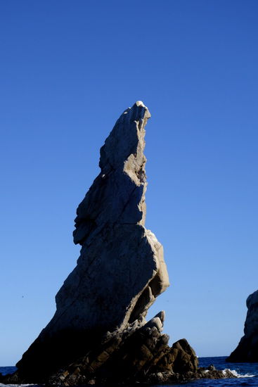 Der Felsen, welcher die Baja California darstellt...