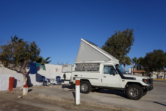 Unser Standplatz - ruhig gelegen...