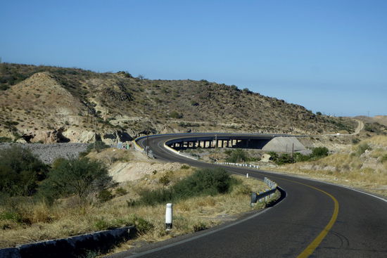 Und schon sind wir auf dem WEg zurück nach Santa Rosalia...