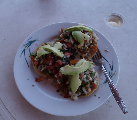 Es ist eine tolle Aussicht von der Terrasse des Restaurants direkt an der Lagune. Eine herrliche Ceviche verwöhnt dazu noch den Gaumen!
Doch schon bald drängt sich Zeit zum Aufbruch!