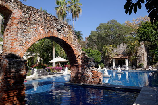 Der Pool für die Hotelgäste