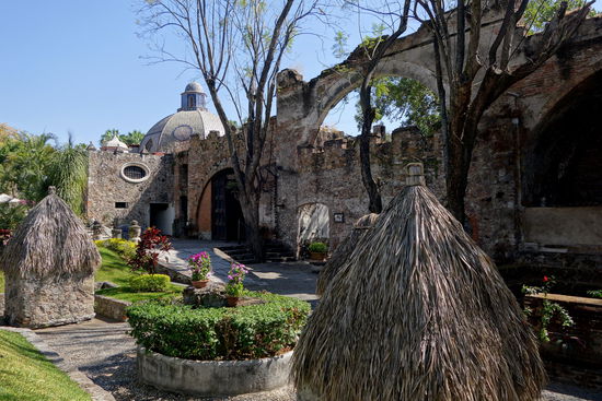 Der Eingang zu den Restaurants