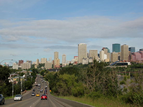 Edmonton aus Distanz...