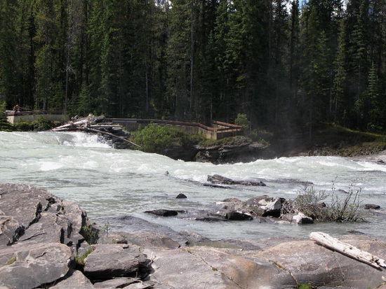 Der Athabasca River...