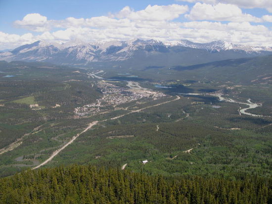 Blick vom Mt. Whistler - Höhe 2281 m...