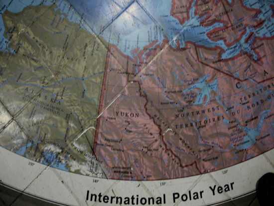 Die Polarregion liegt uns zu Füssen...