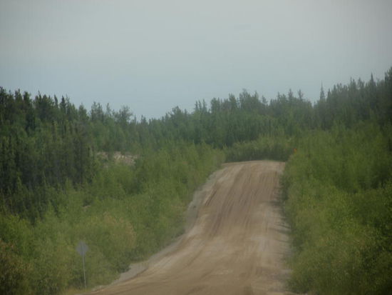 Wir fahren hinaus bis ans Ende der befahrbaren Strasse...