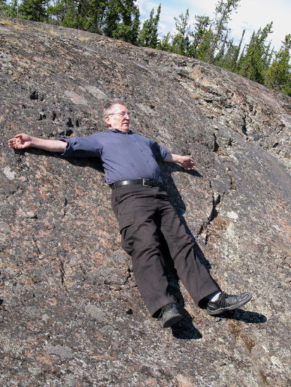 Peter geniesst Sonne und Stille...