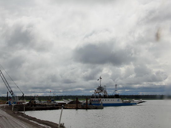 Die Fähre ist schon da...