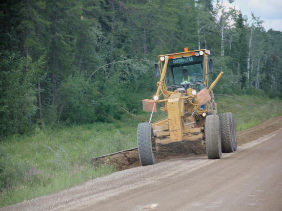 Der erste schärft die Seite ab...