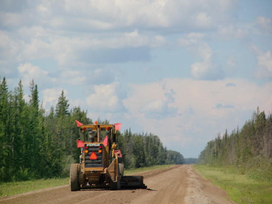 Dann wird ausgeebnet...