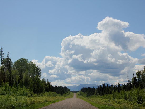 Schnurgerade Strassen...