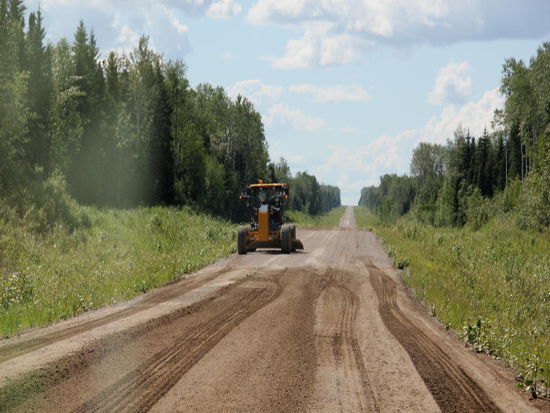 Zur Abwechslung mal wieder Strassenbau...