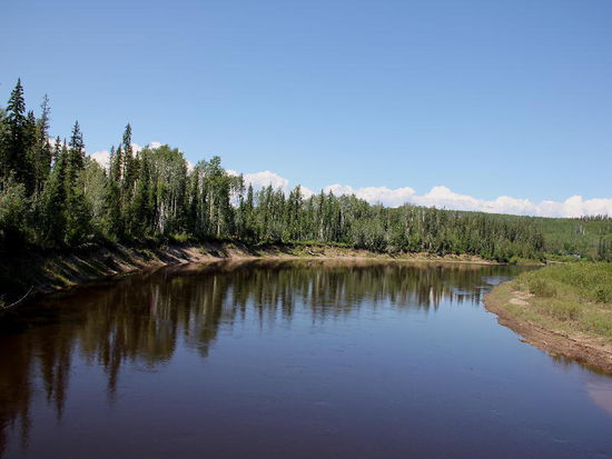 Dazwischen ein ruhiger Fluss...