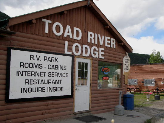 Hier sind wir... und beziehen einen Platz auf dem CP...