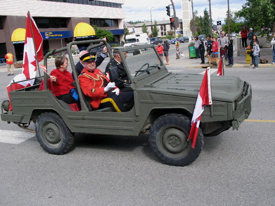 Die Parade beginnt...