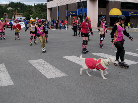 Die "Roller Bladers"...