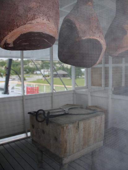 Arbeitsplatz des Metzgers...