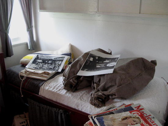 Die Kombüse des Zahlmeisters...