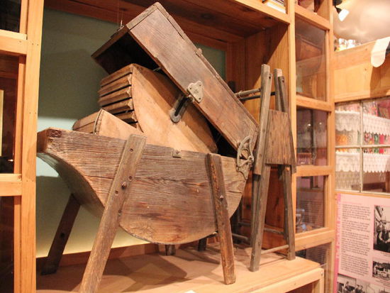 Eine uralte Waschmaschine...