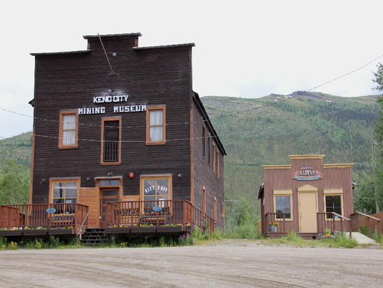 Wir sind in Keno und besuchen das Mining Museum...