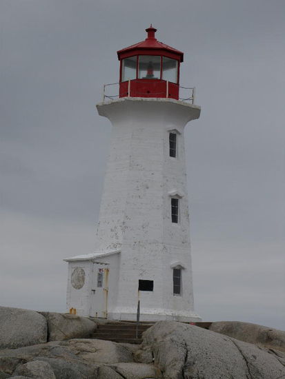 Der Leuchtturm von Peggys Cove...