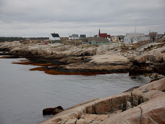 Das Dorf Peggys Cove mit seinen 50 Einwohnern...