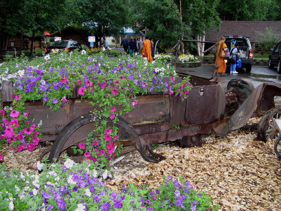 Das Oldsmobile tut seinem namen alle Ehre an...
