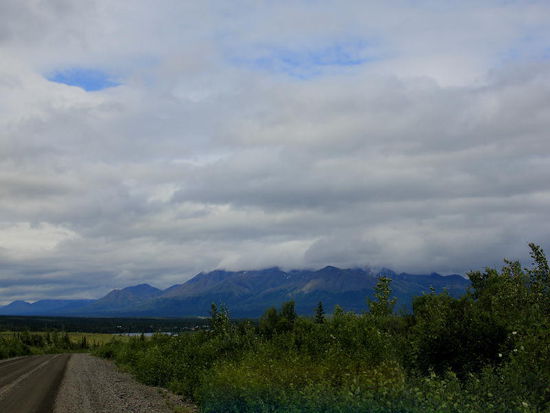 Ein kleiner Streifen in blau...