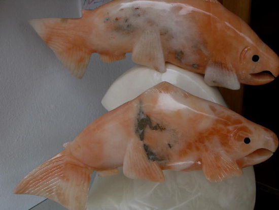 Lachse... - in einer Boutique...