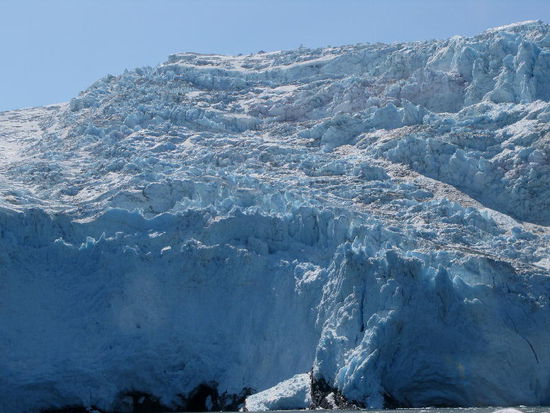 Wo du hinguckst - immer neue Eisskulpturen der Natur...