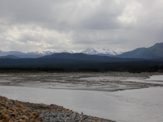 Herrlich breites Flussbett...