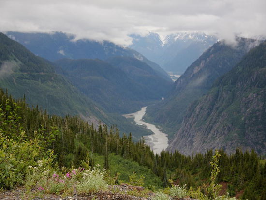 Wir drehen um und fahren zu Tal...