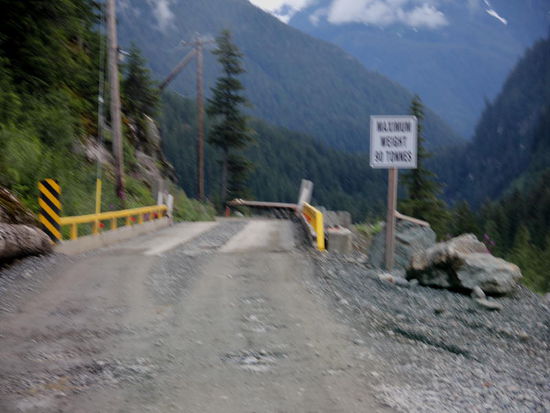 So schwer sind wir nicht - also hinüber...