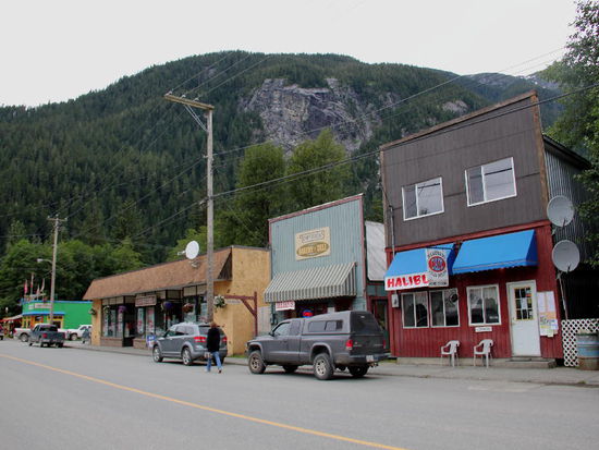 Stewart hatte zur Zeit des Goldrausches rund 10'000 Einwohner, heute sind es noch ca. 500...