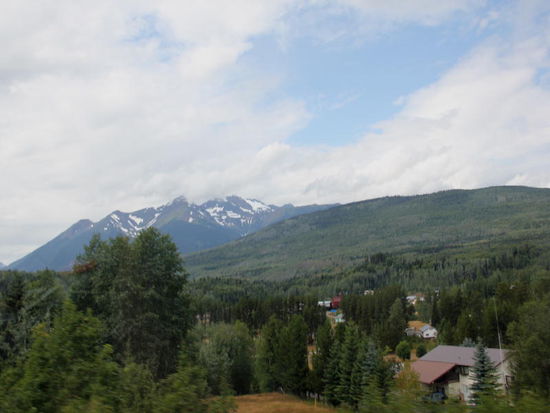 Die Landschaft beginnt sich zu verändern...