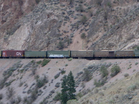 Mal wieder über uns....