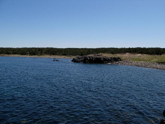 Immerhin beträgt der Unterschied zwischen Ebbe und Flut hier 6 - 8 m...