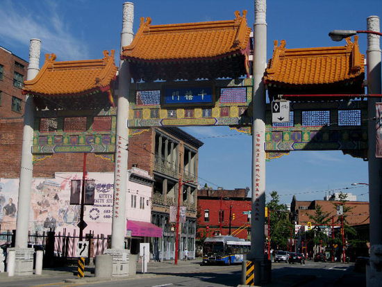 Und landen im "Chinese-Viertel"...