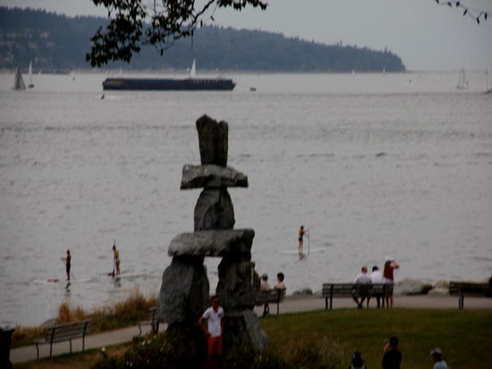 Ein "Inuk'chuk" der First Nations...; sind eigentliche Wegweiser in der baumlosen Gegend der "Eskimos"...