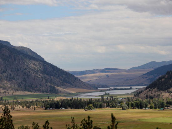 Blick hinaus ins Tal...