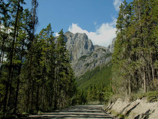 Wir fahren die von Walter empfohlene Strecke, zwar ziemlich viel Gravel, aber nicht allzuviel Verkehr...