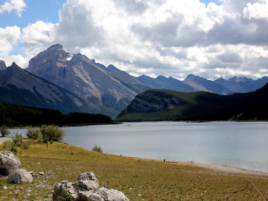 Das Naherholungsgebiet beim Stausee...