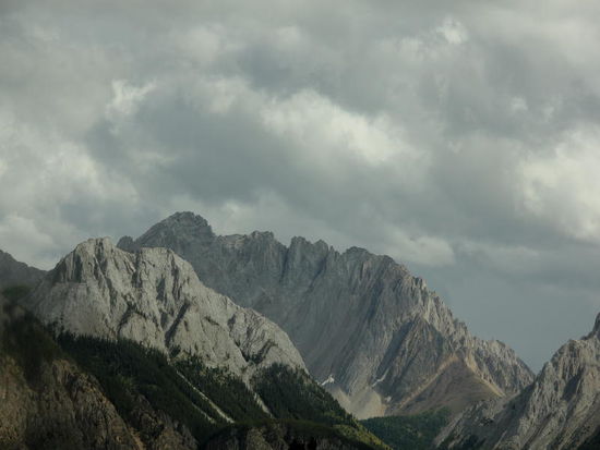 Imposante Bergwelt...