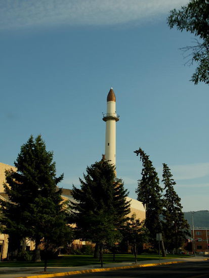 Wir sind in Helena, der Hauptstadt von Montana...; eine Moschee...