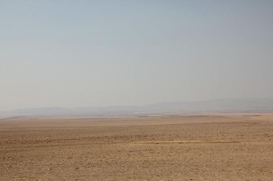 Und der Smog beeinträchtigt die Fernsicht...!