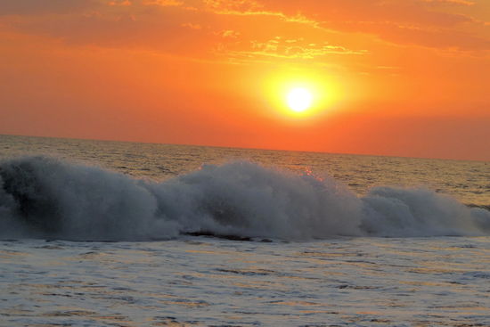 ...in den Wogen des Pazifiks